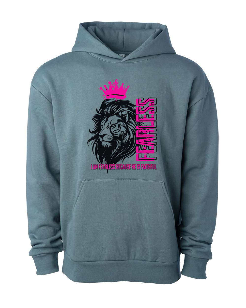 Fearless Crowned Lion Hoodie - Shirtify