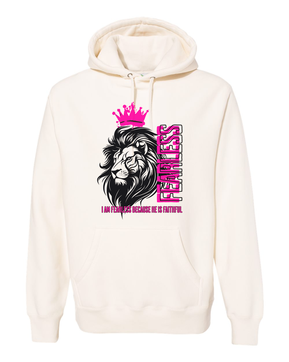 Fearless Crowned Lion Hoodie - Shirtify
