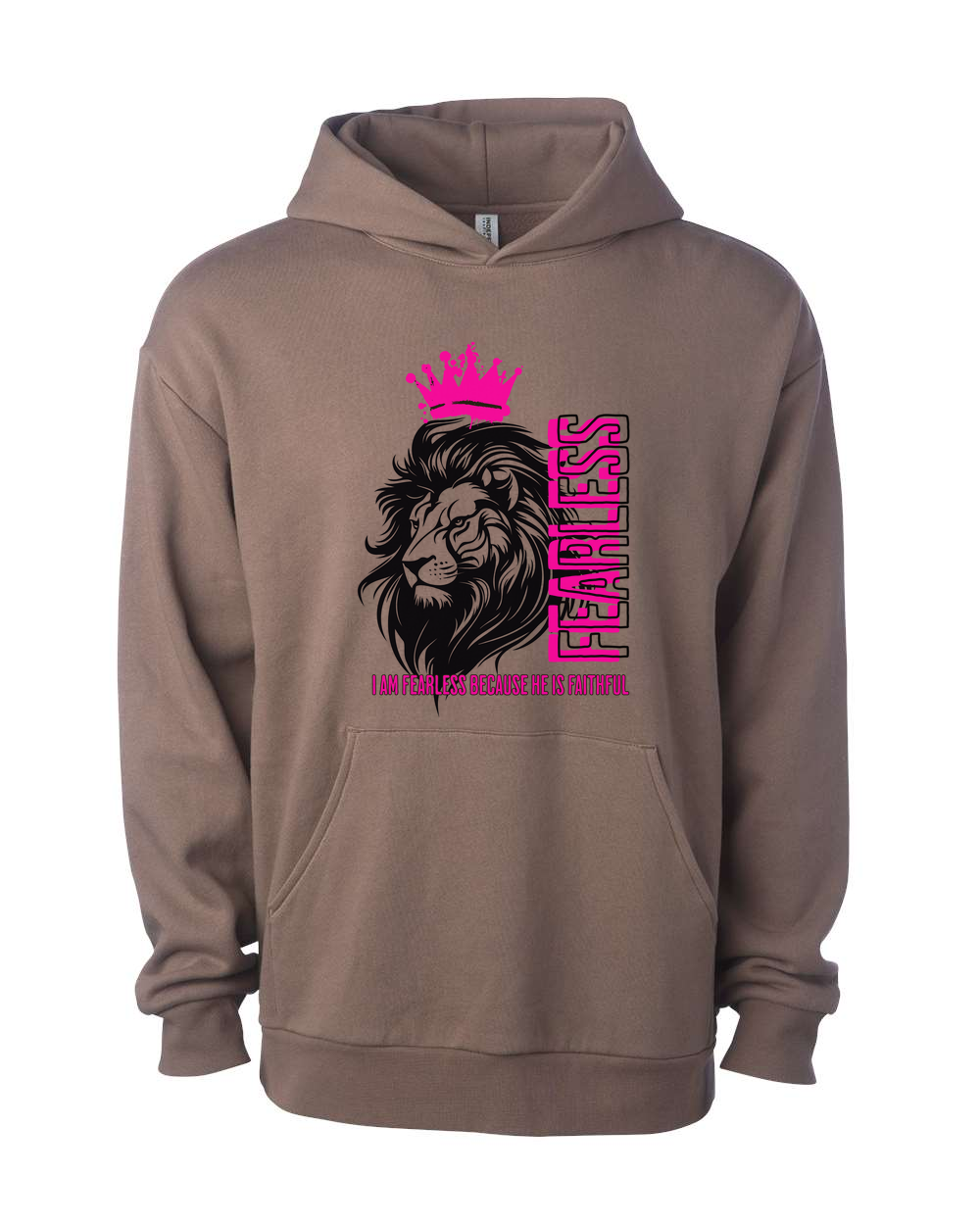 Fearless Crowned Lion Hoodie - Shirtify
