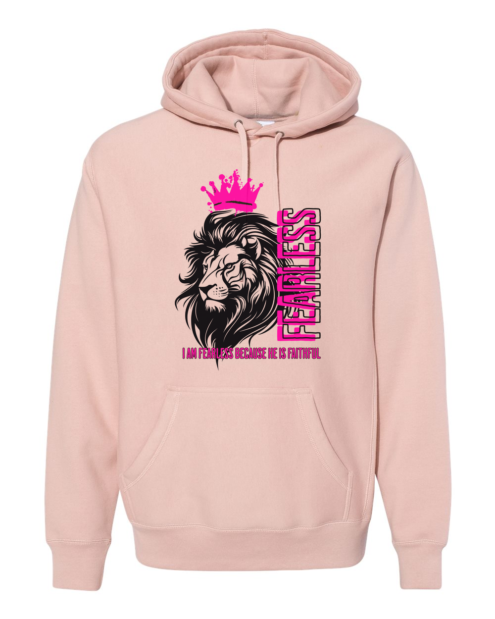 Fearless Crowned Lion Hoodie - Shirtify