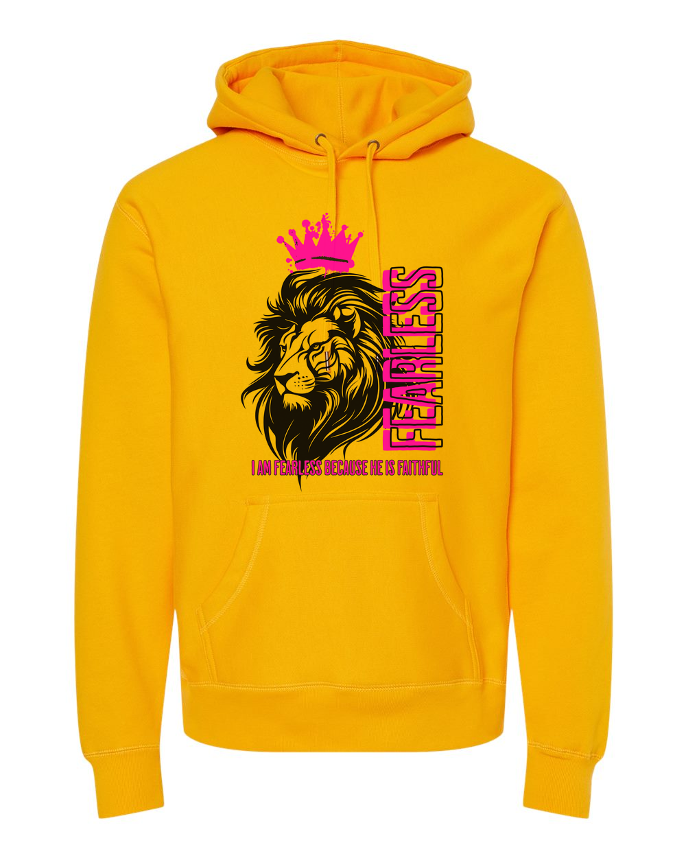 Fearless Crowned Lion Hoodie - Shirtify