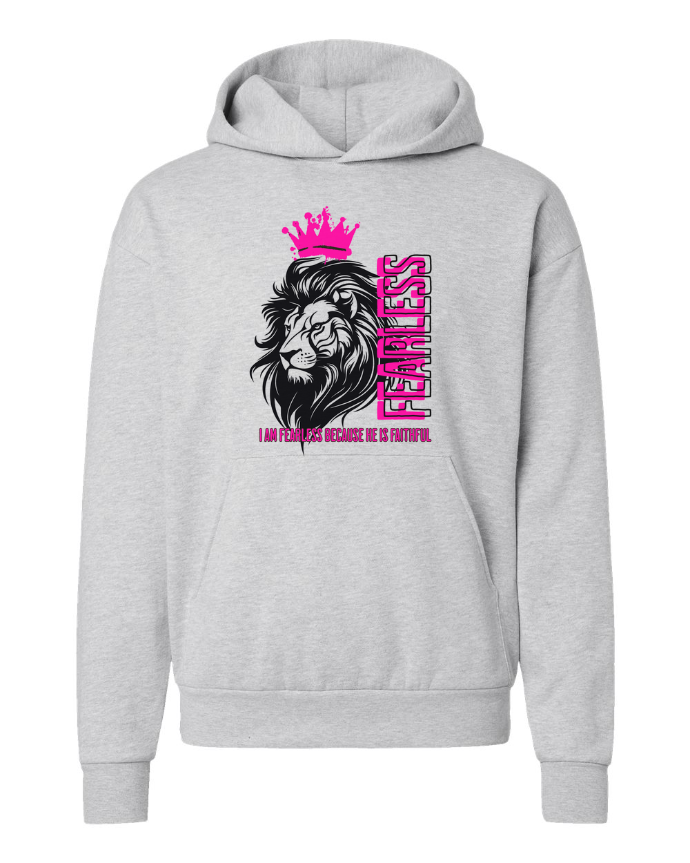 Fearless Crowned Lion Hoodie - Shirtify
