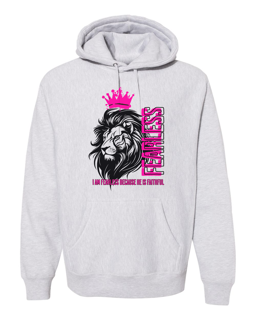 Fearless Crowned Lion Hoodie - Shirtify