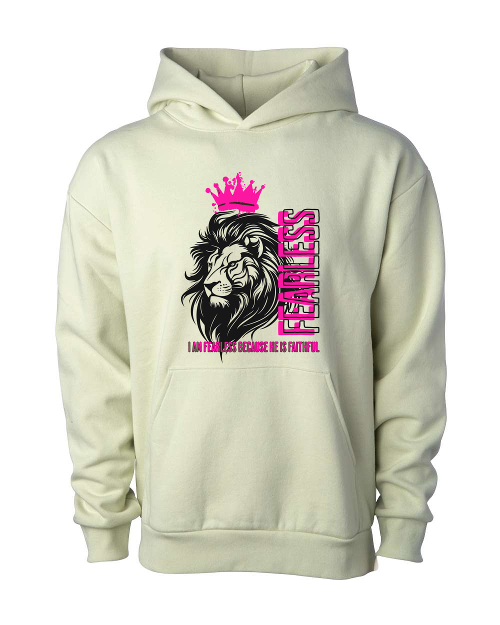 Fearless Crowned Lion Hoodie - Shirtify