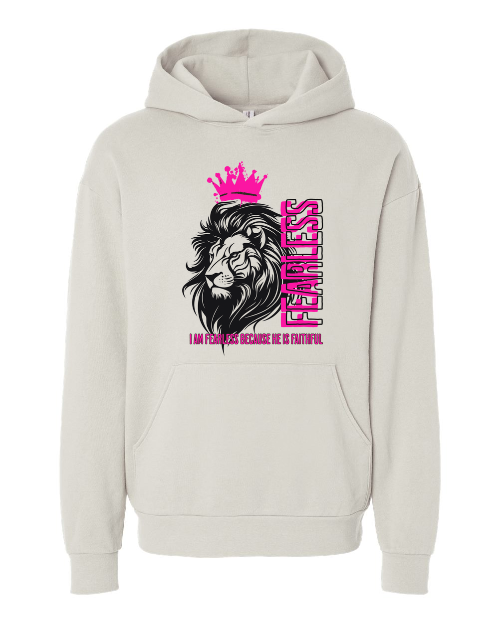 Fearless Crowned Lion Hoodie - Shirtify