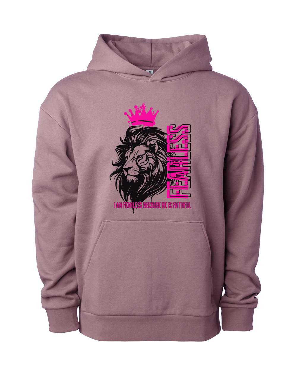 Fearless Crowned Lion Hoodie - Shirtify