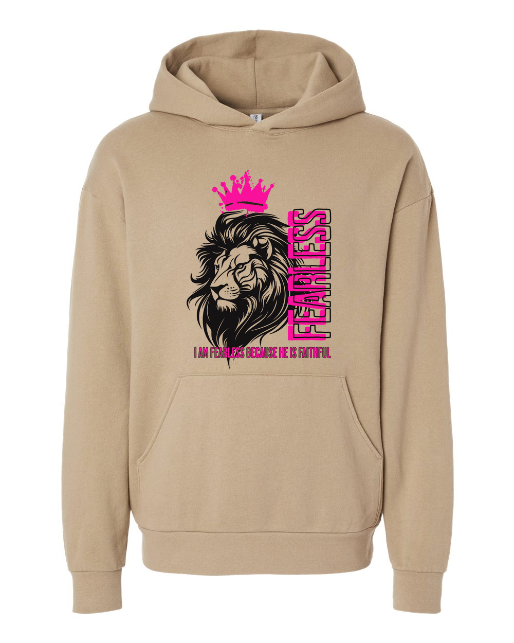 Fearless Crowned Lion Hoodie - Shirtify