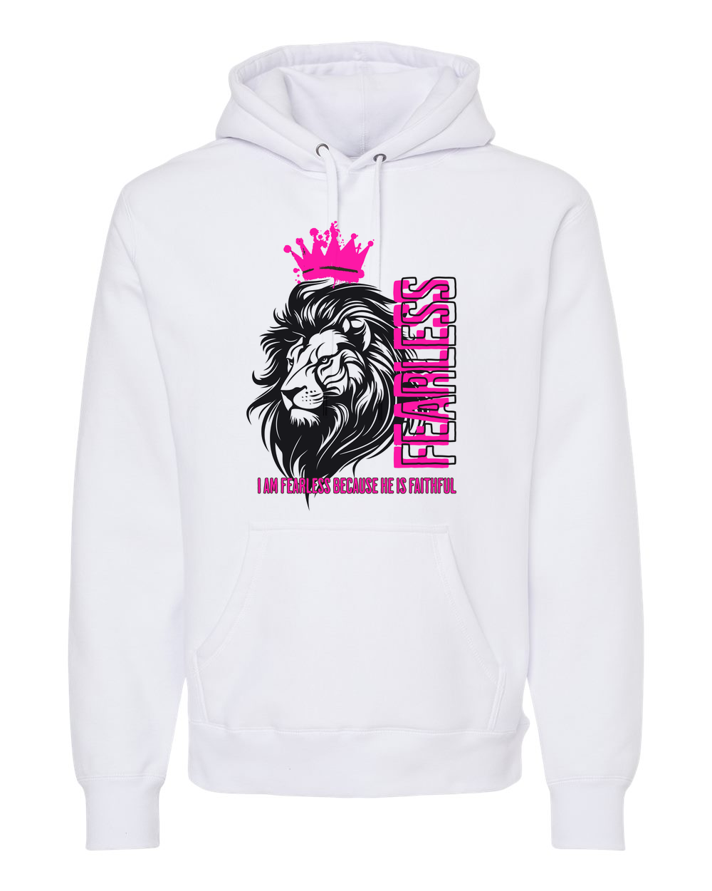 Fearless Crowned Lion Hoodie - Shirtify