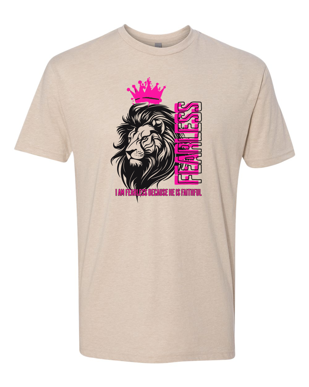 Fearless Crowned Lion T-Shirt - Shirtify