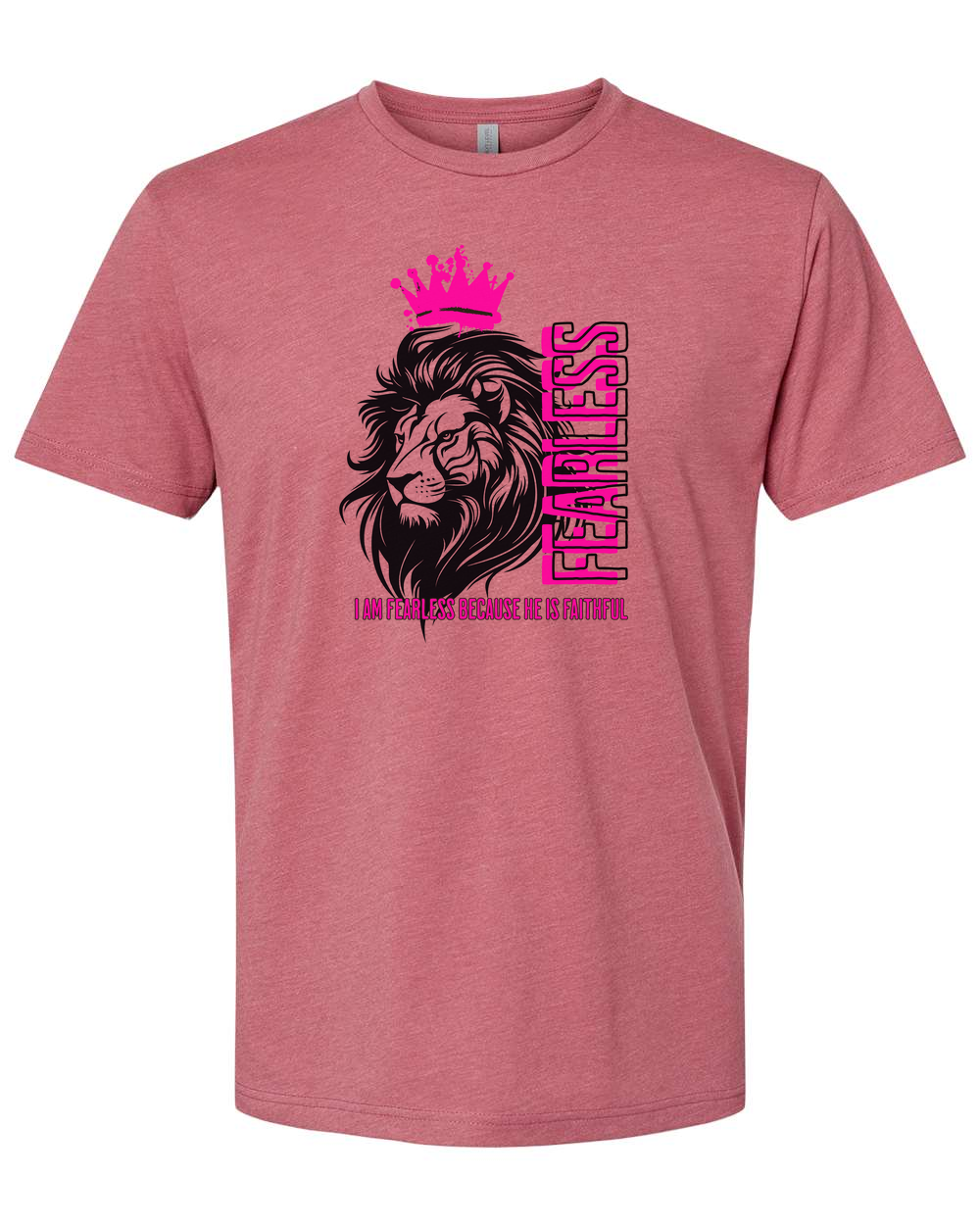Fearless Crowned Lion T-Shirt - Shirtify