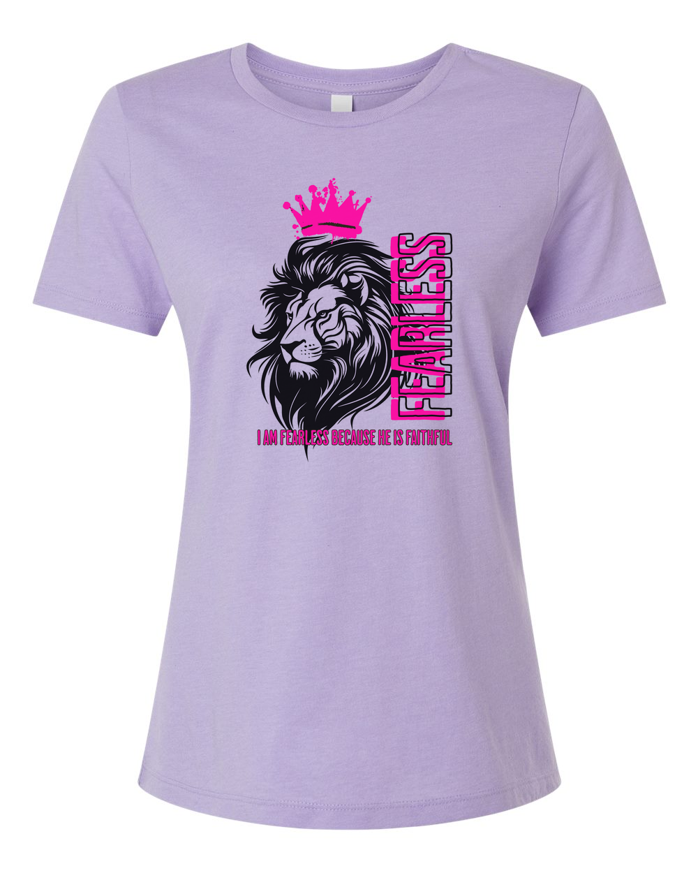 Fearless Crowned Lion Women's T-Shirt - Shirtify