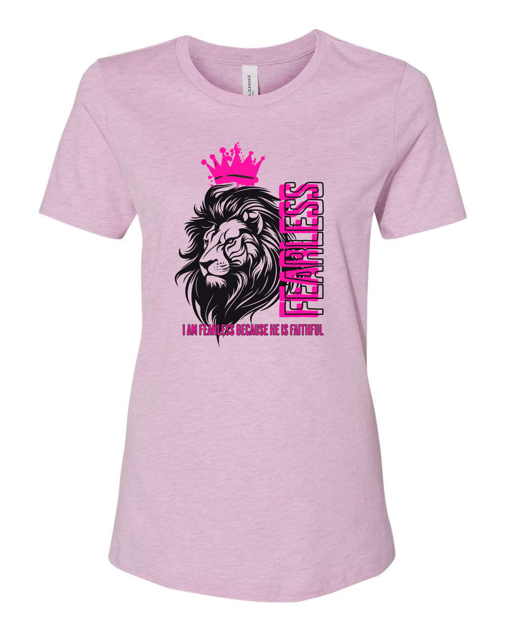 Fearless Crowned Lion Women's T-Shirt - Shirtify