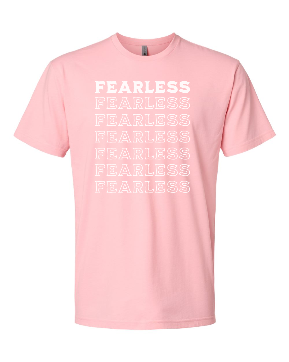 Fearless Fade T-Shirt Heather Light Pink (NL6210F)