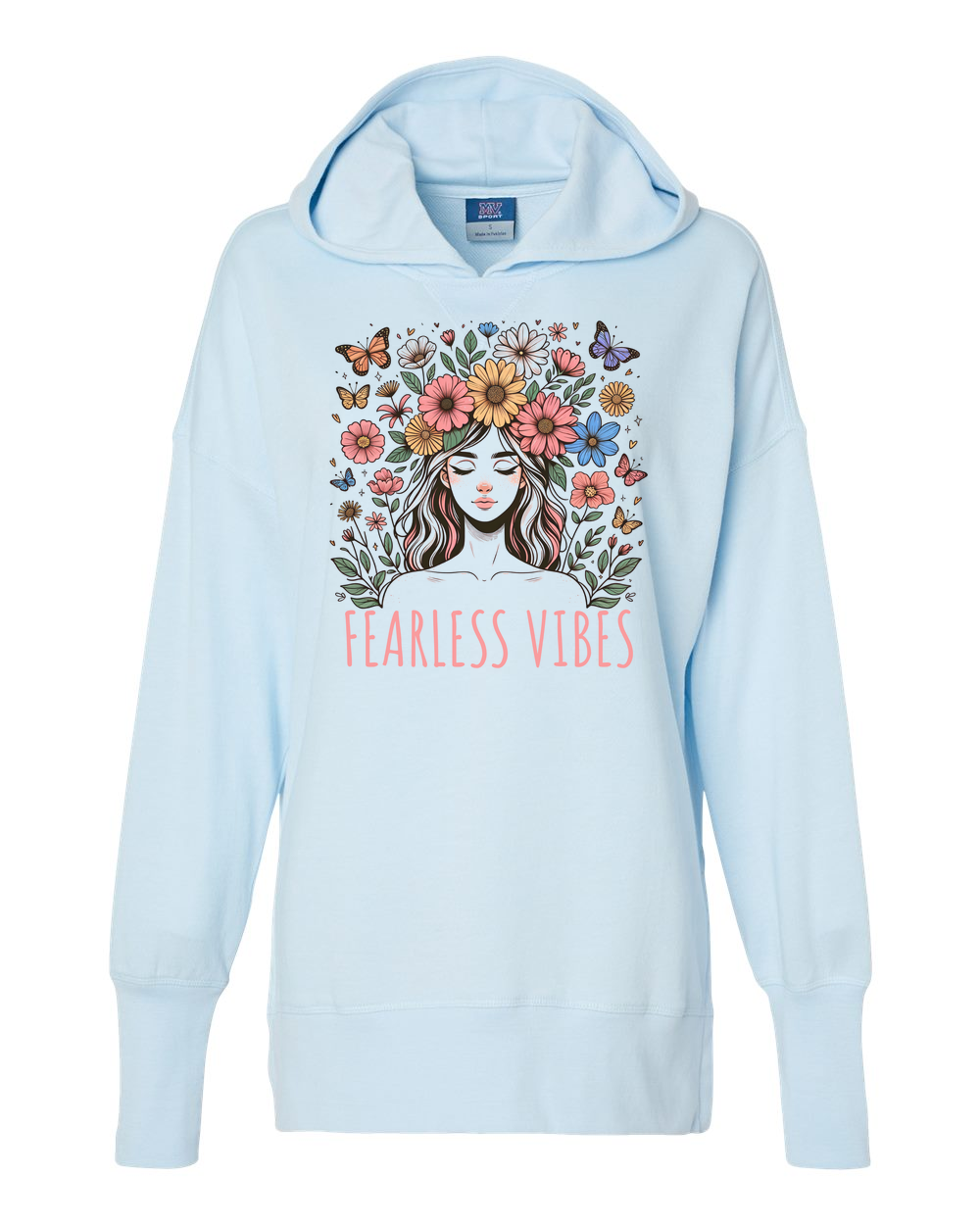 Fearless Vibes Women's Cropped or Lightweight Hoodie - Shirtify