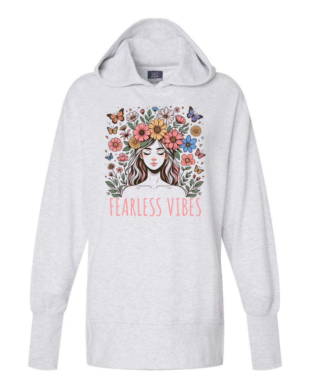 Fearless Vibes Women's Cropped or Lightweight Hoodie - Shirtify