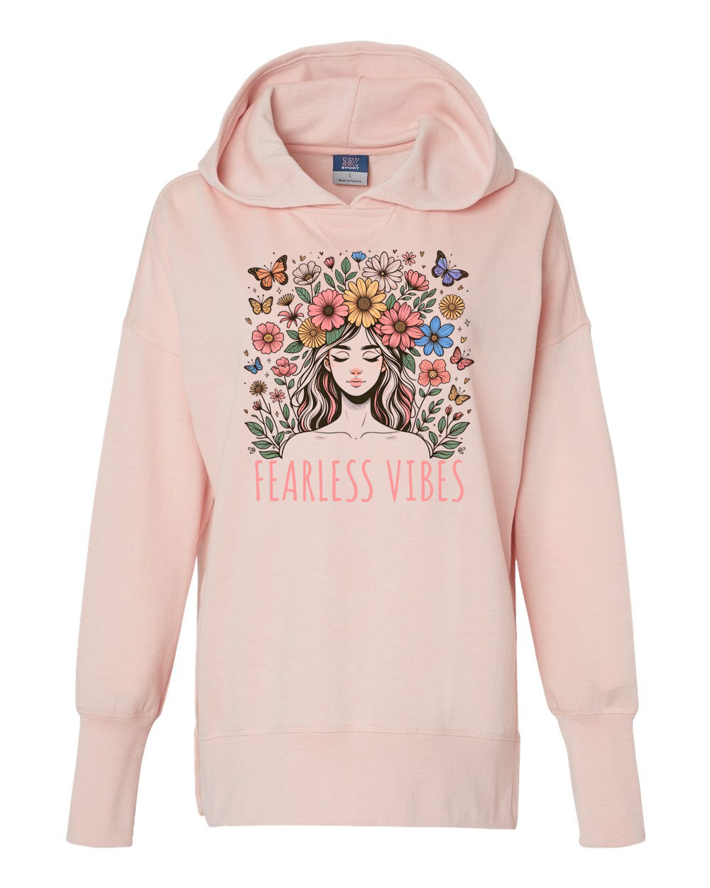 Fearless Vibes Women's Cropped or Lightweight Hoodie - Shirtify