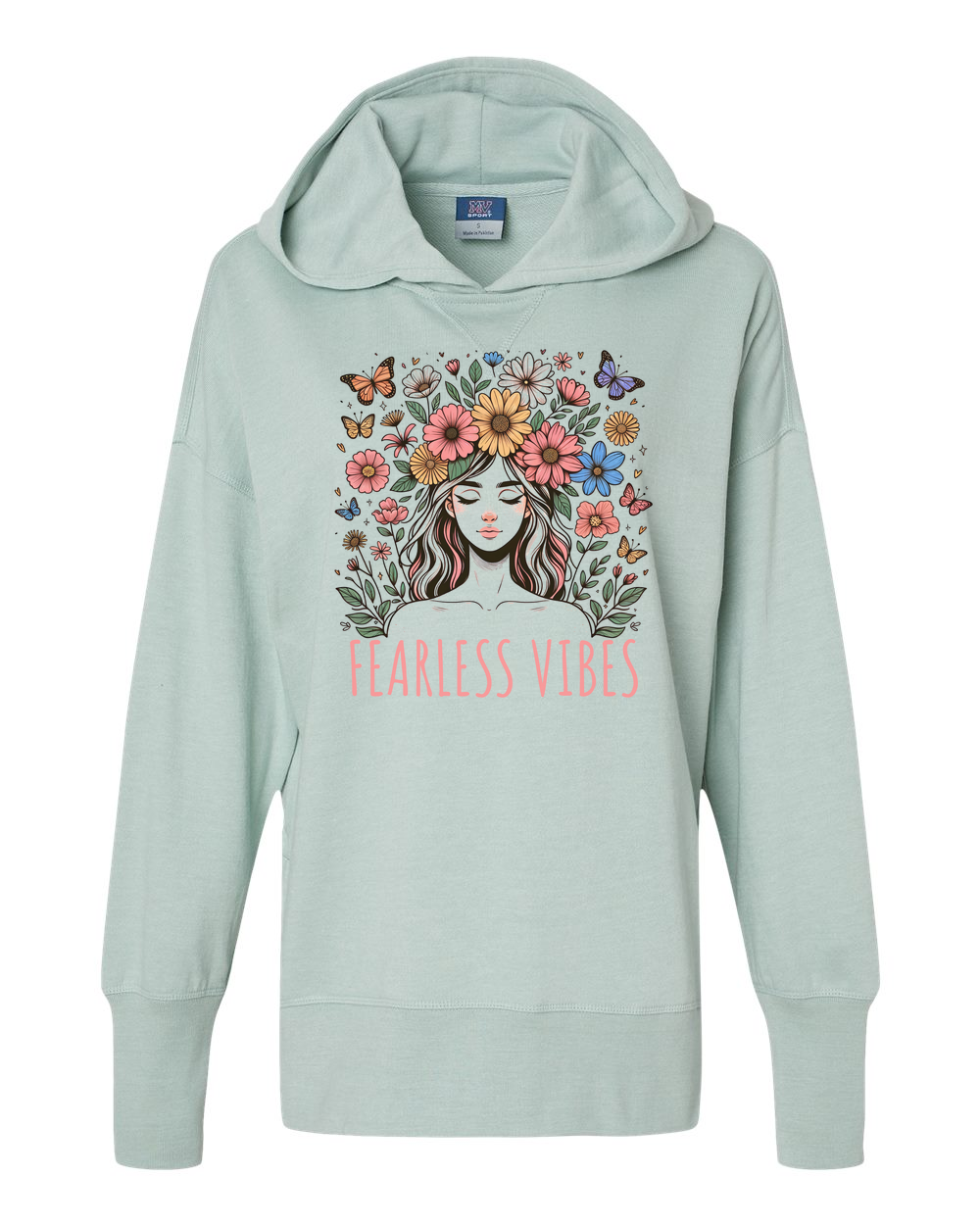 Fearless Vibes Women's Cropped or Lightweight Hoodie - Shirtify