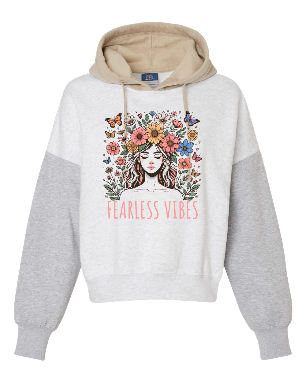 Fearless Vibes Women's Cropped or Lightweight Hoodie - Shirtify