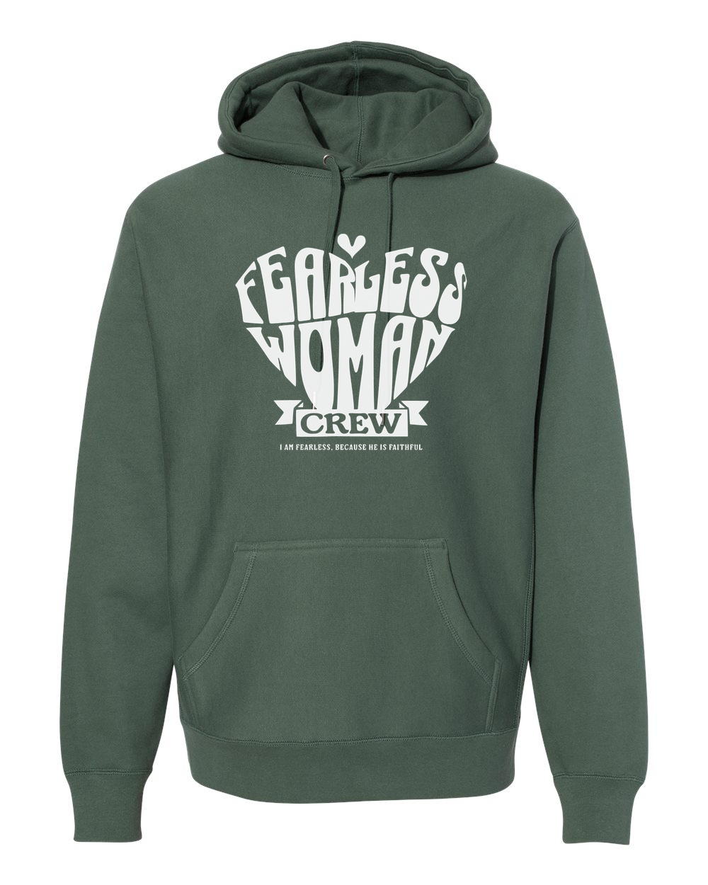 Fearless Woman Crew Hoodie - Shirtify