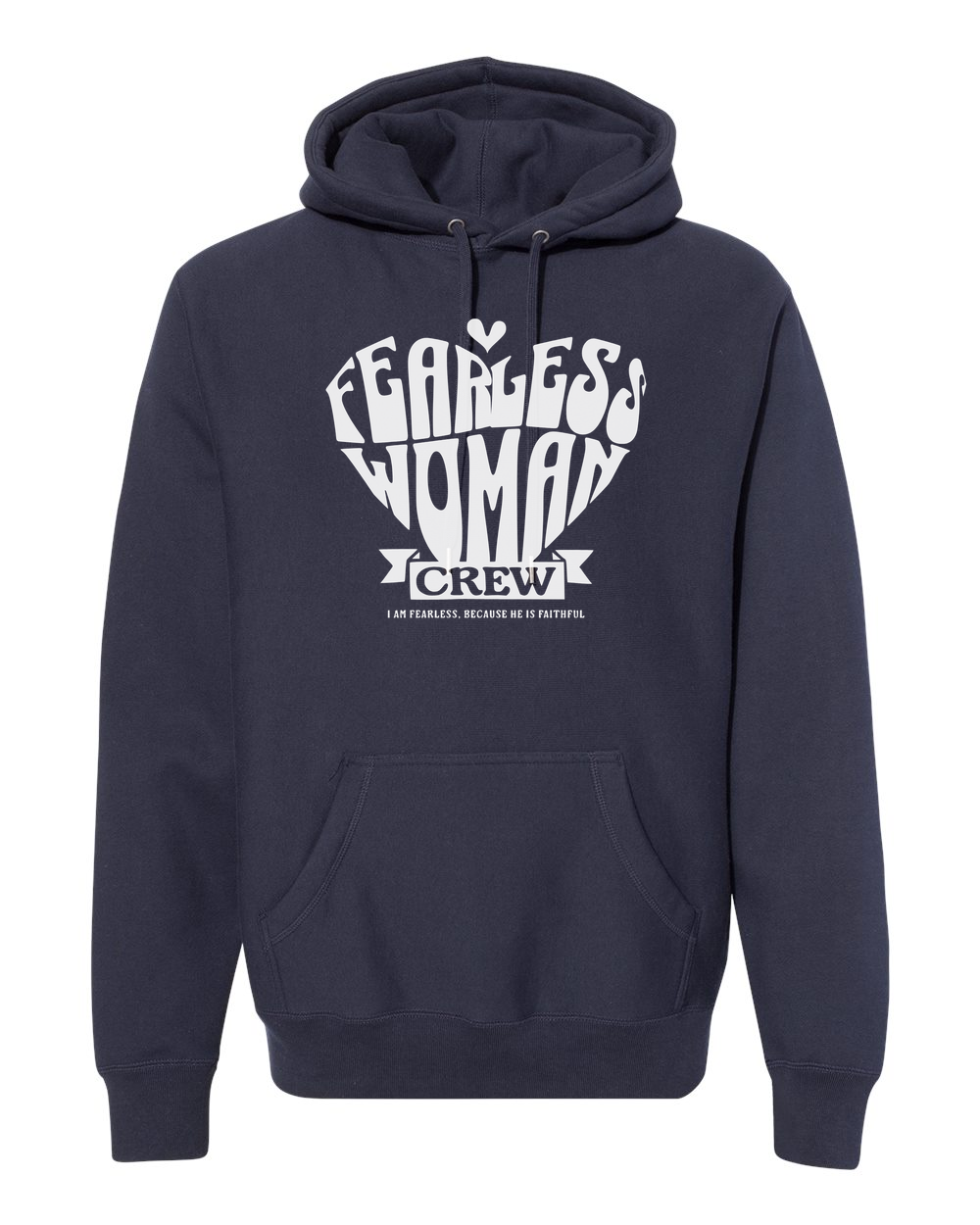 Fearless Woman Crew Hoodie - Shirtify
