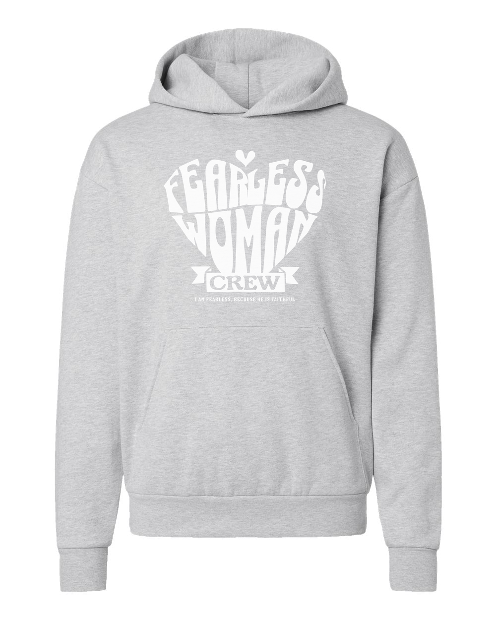 Fearless Woman Crew Hoodie - Shirtify