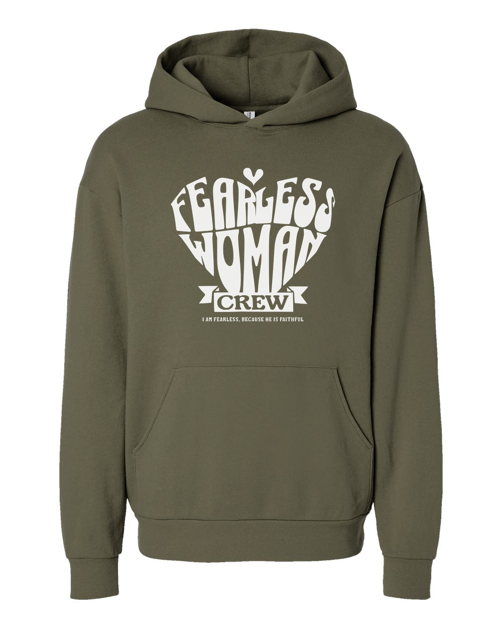 Fearless Woman Crew Hoodie - Shirtify