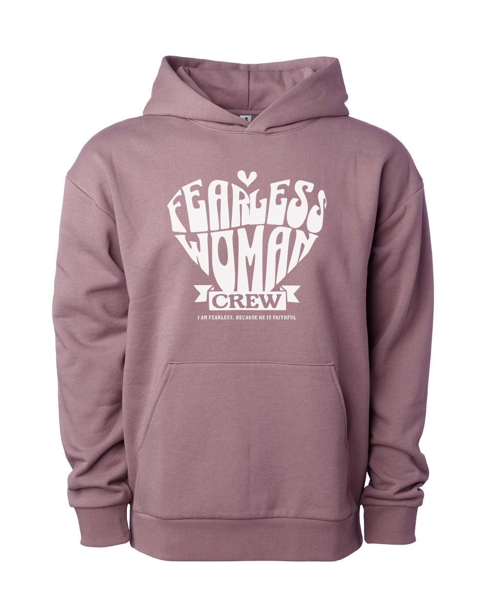 Fearless Woman Crew Hoodie - Shirtify