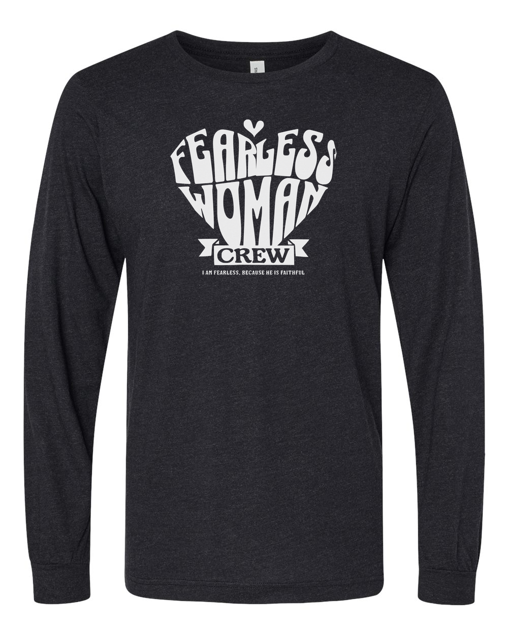 Fearless Woman Crew Long Sleeve T-Shirt - Shirtify