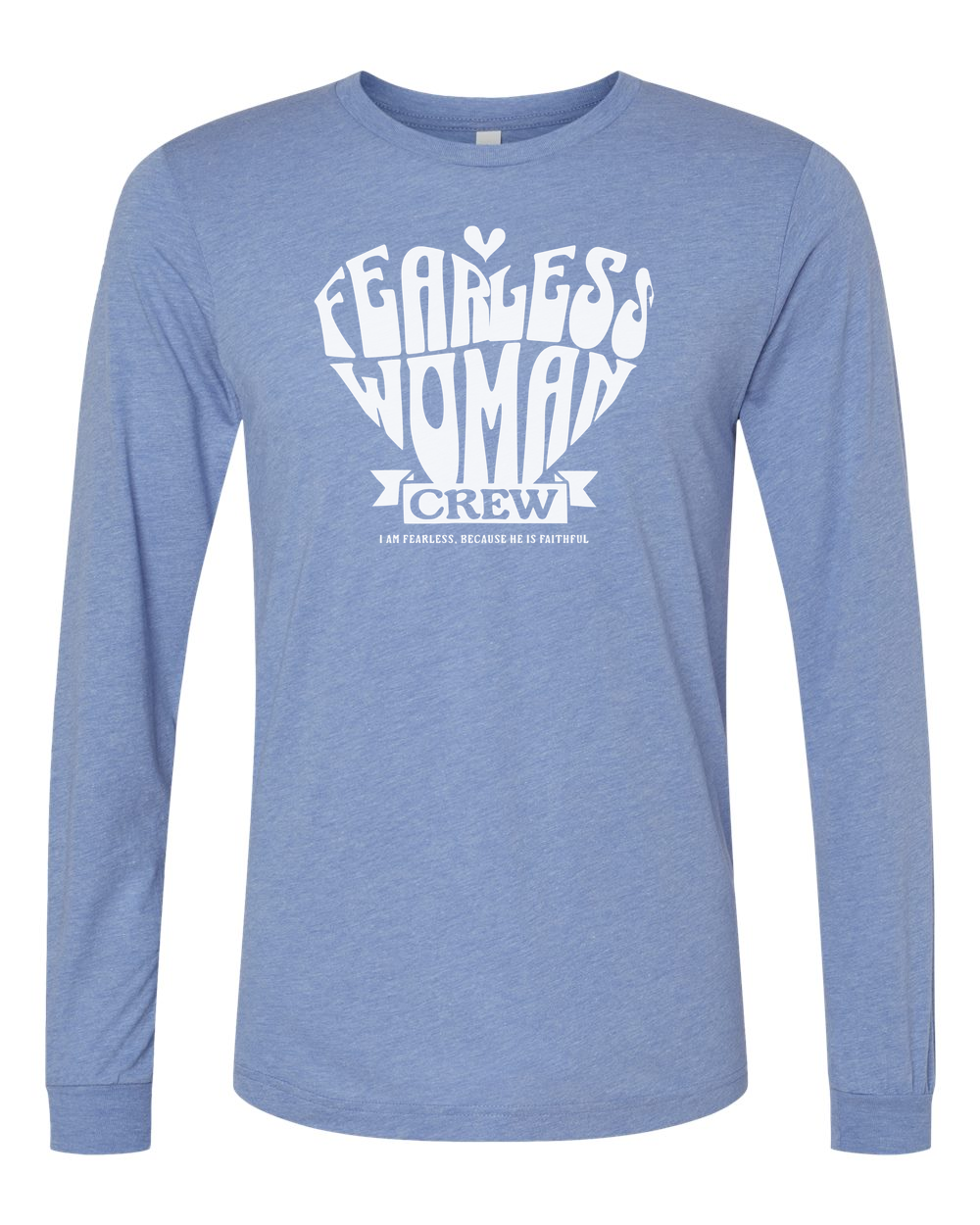 Fearless Woman Crew Long Sleeve T-Shirt - Shirtify