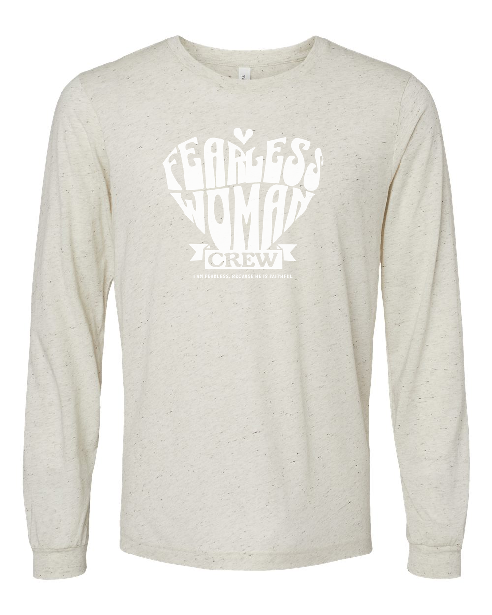 Fearless Woman Crew Long Sleeve T-Shirt - Shirtify