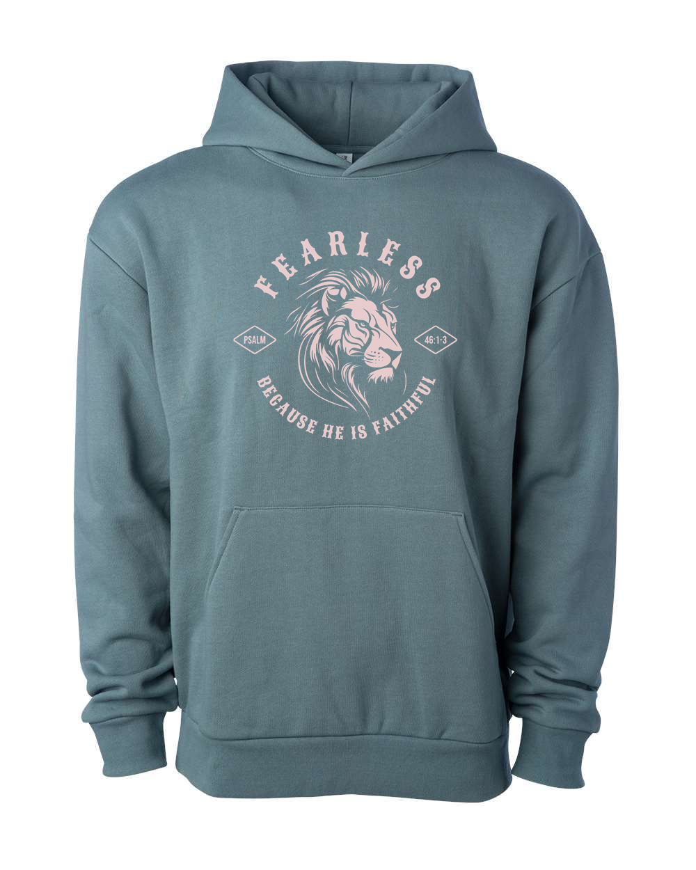 Fearless "Because He Is Faithful" Hoodie - Shirtify
