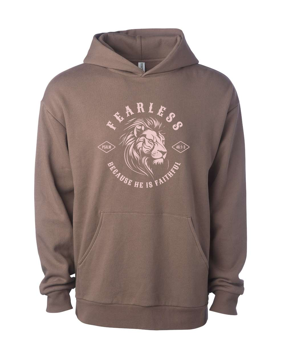 Fearless "Because He Is Faithful" Hoodie - Shirtify