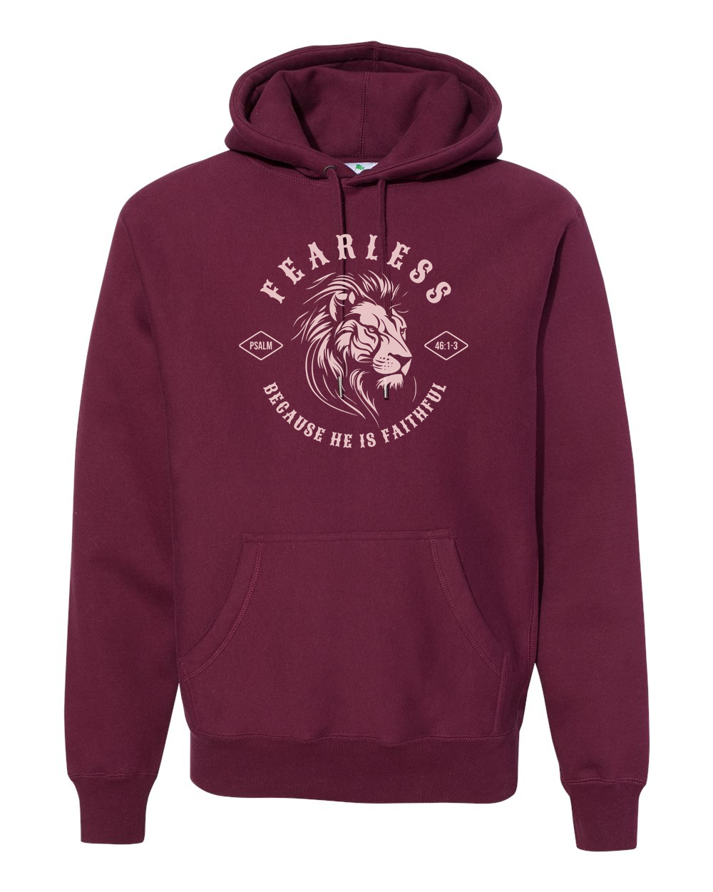 Fearless "Because He Is Faithful" Hoodie - Shirtify
