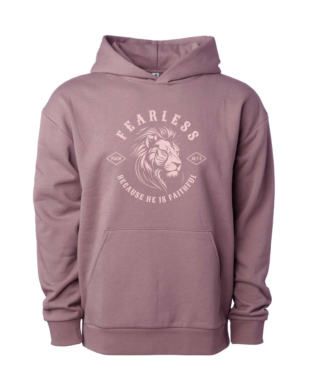 Fearless "Because He Is Faithful" Hoodie Orchid (IND280SLF)