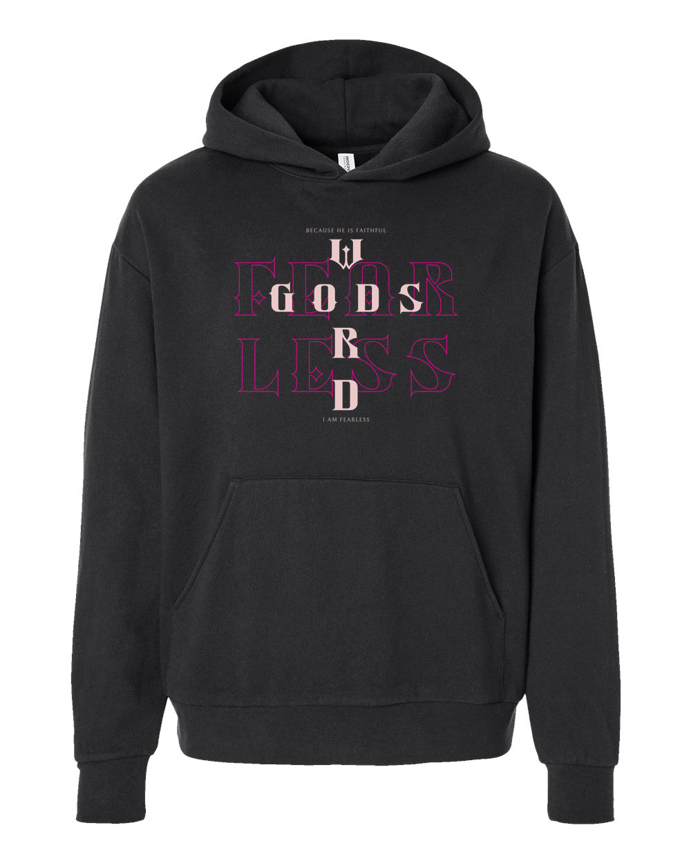 Fearless (God's Word) Hoodie Black (IND280SLF)