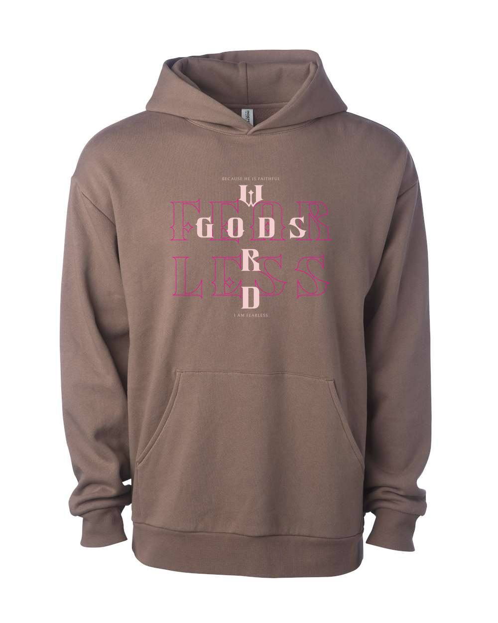 Fearless (God's Word) Hoodie Clay (IND280SLF)