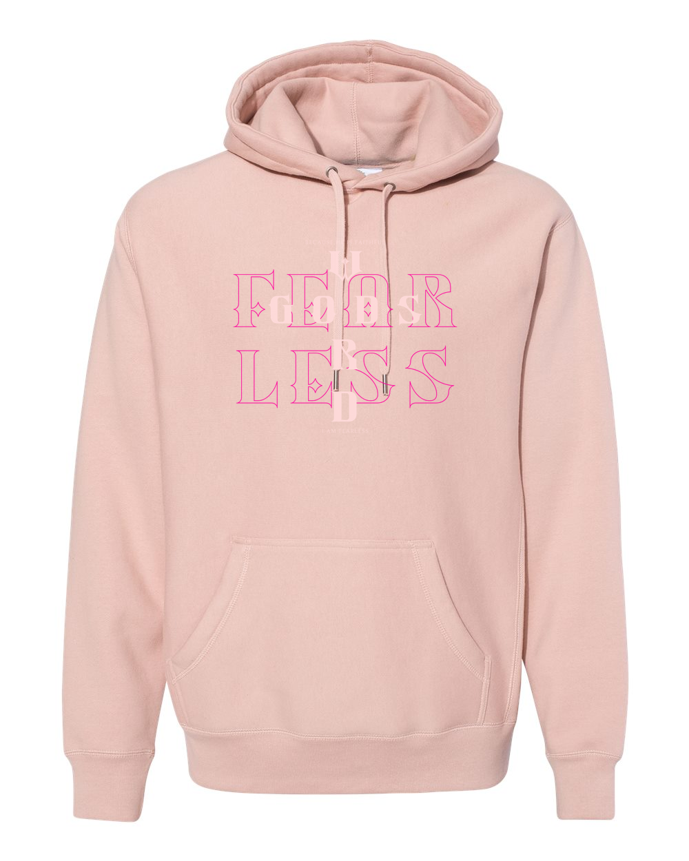 Fearless (God's Word) Hoodie Dusty Pink (IND5000PF)