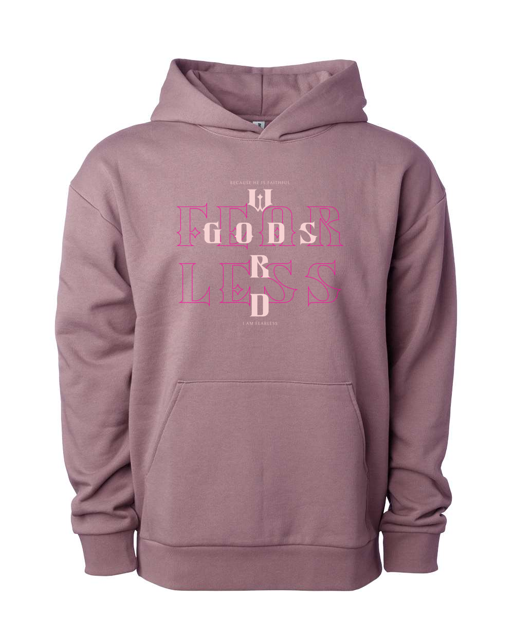 Fearless (God's Word) Hoodie Orchid (IND280SLF)