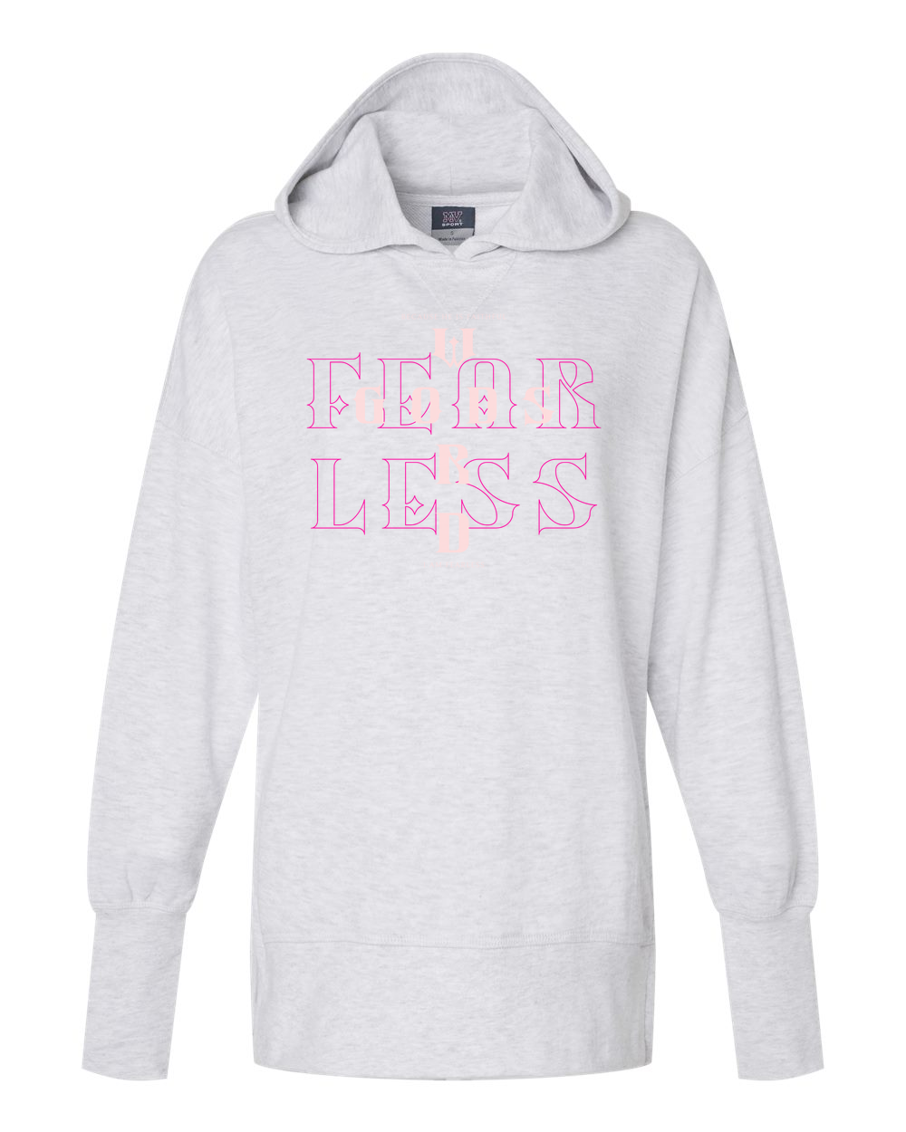 Fearless (God's Word) Women's Hoodie Ash (MVSW23720F)