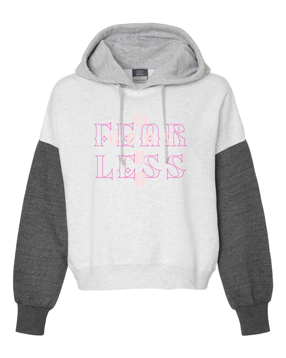 Fearless (God's Word) Women's Hoodie Charcoal (MVSW23716F)