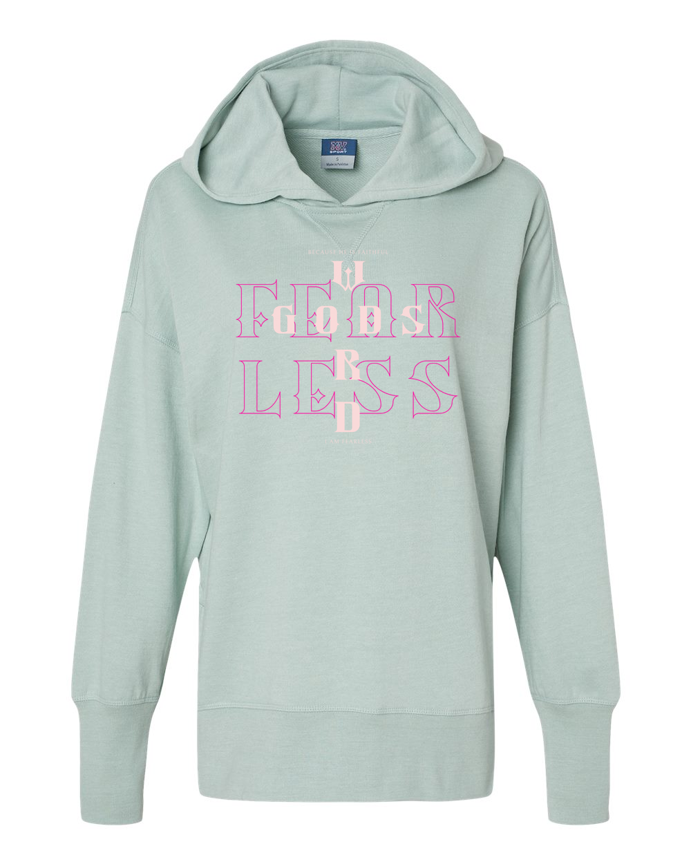 Fearless (God's Word) Women's Hoodie Greenstone (MVSW23720F)