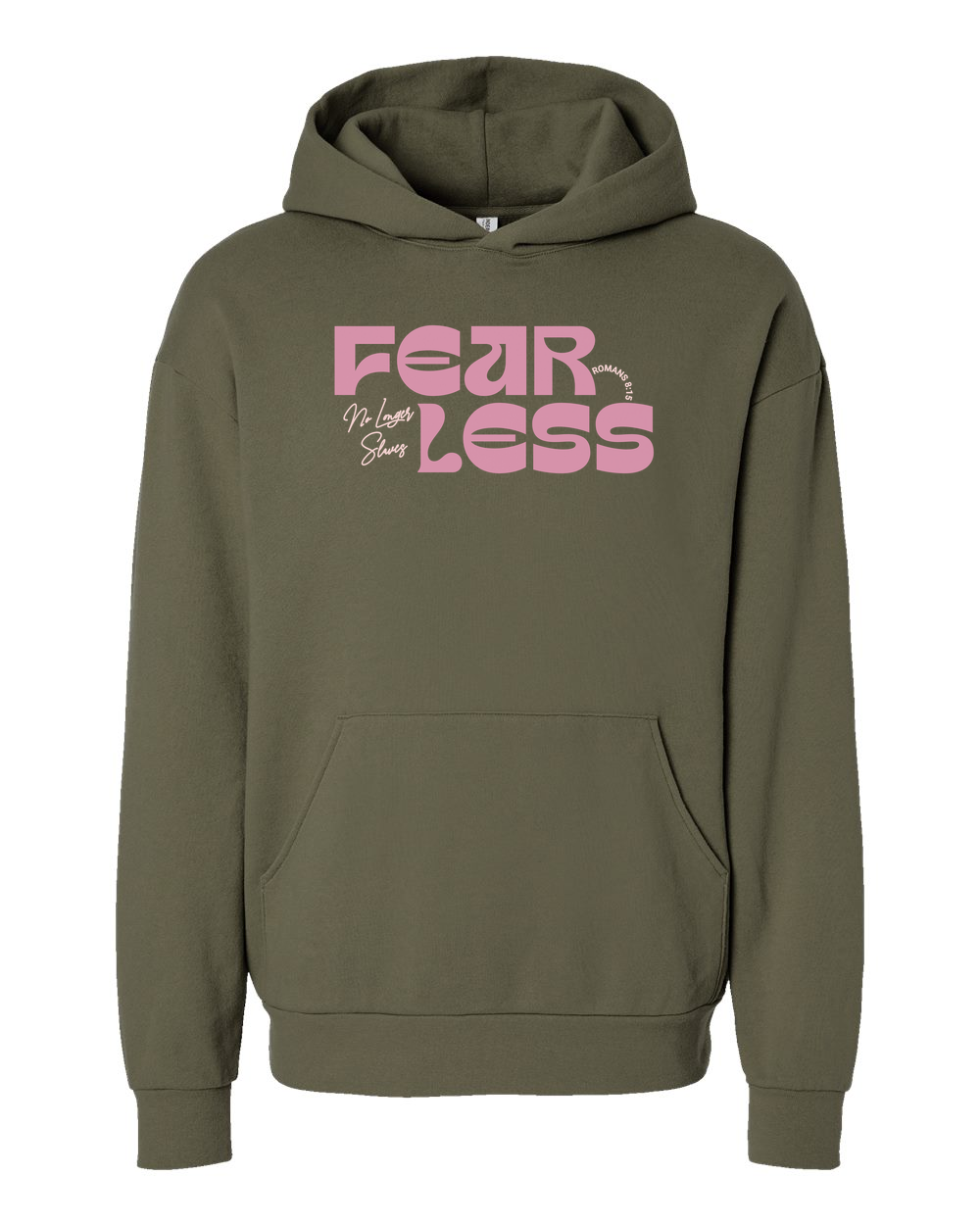 Fearless "No Longer Slaves" Hoodie Olive (IND280SLF)