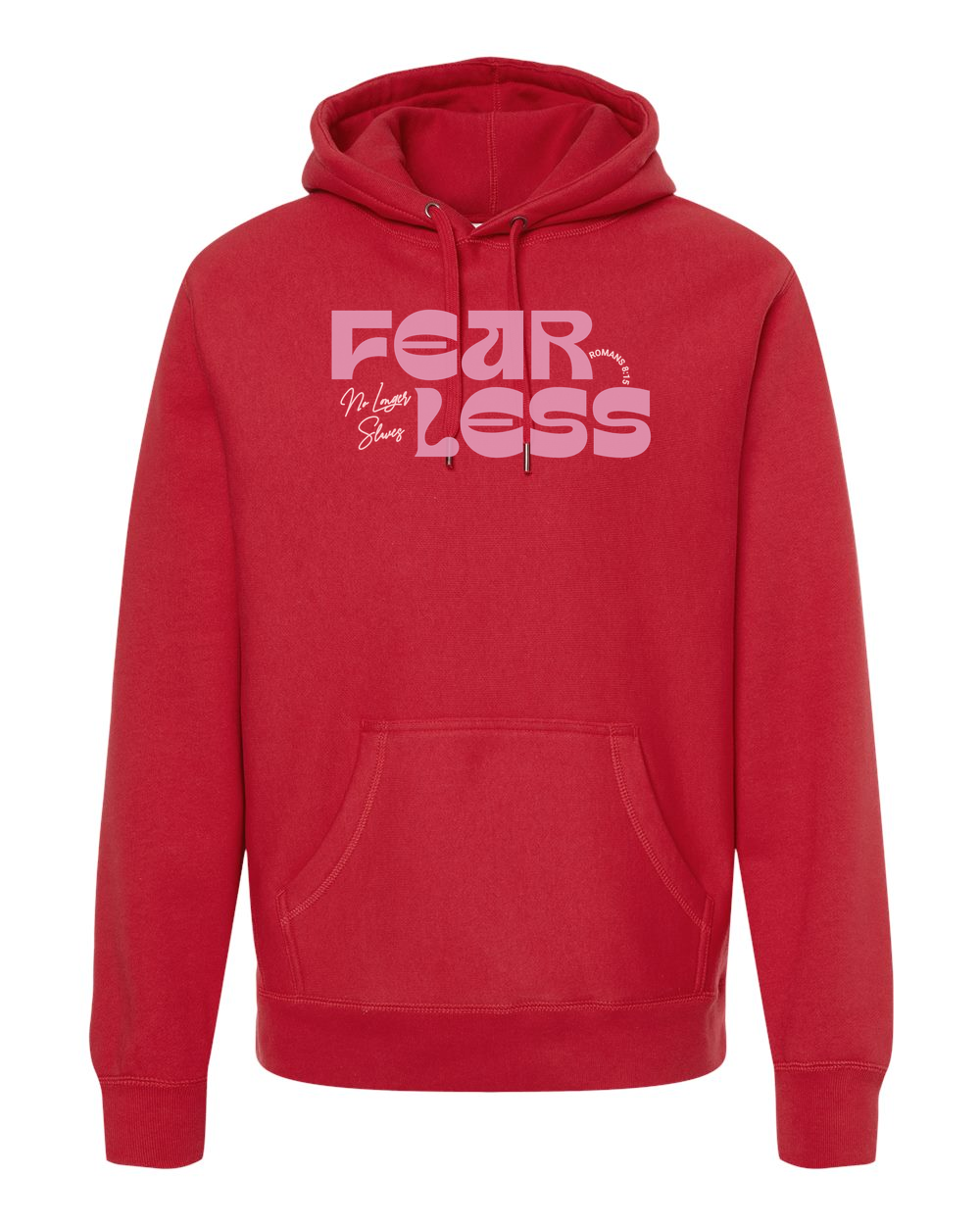 Fearless "No Longer Slaves" Hoodie Red (IND5000PF)
