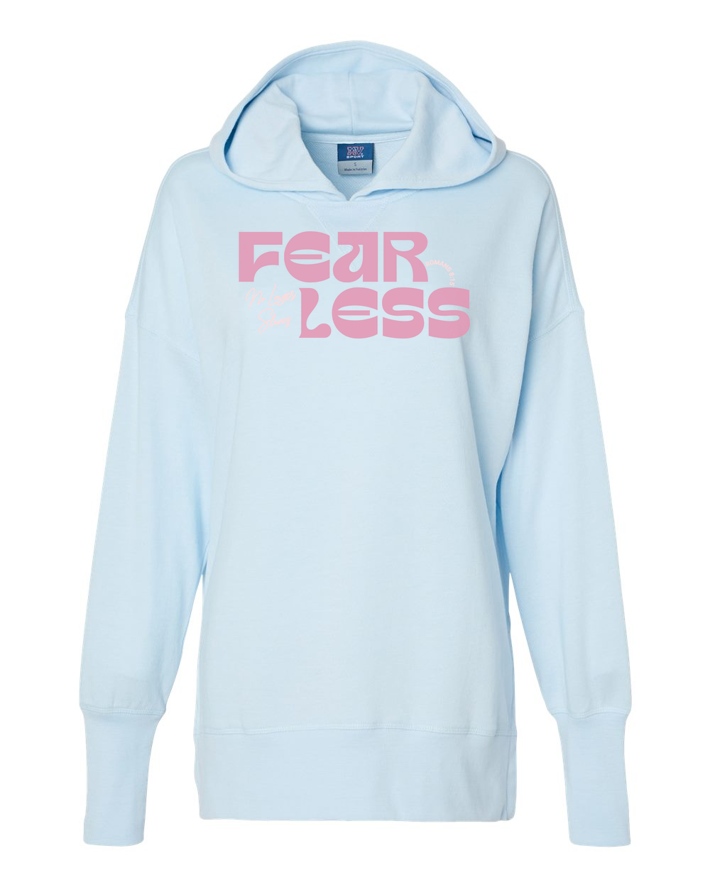 Fearless "No Longer Slaves" Women's Cropped or Lightweight Hoodie - Shirtify