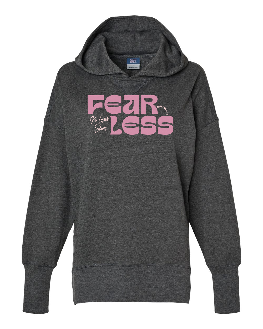 Fearless "No Longer Slaves" Women's Cropped or Lightweight Hoodie - Shirtify