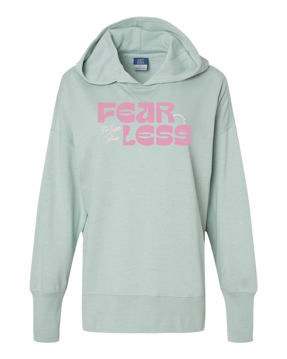 Fearless "No Longer Slaves" Women's Cropped or Lightweight Hoodie - Shirtify