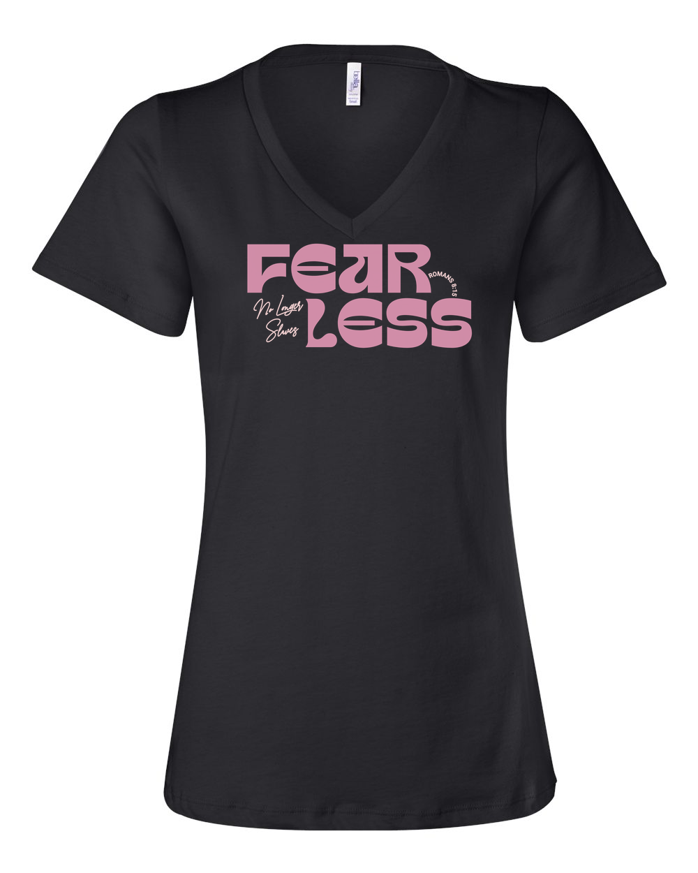 Fearless "No Longer Slaves" Women's V-Neck - Shirtify