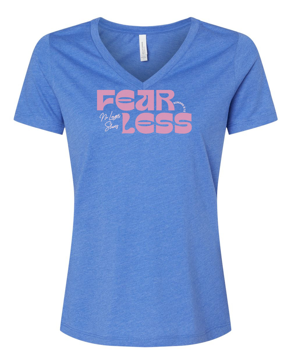 Fearless "No Longer Slaves" Women's V-Neck - Shirtify