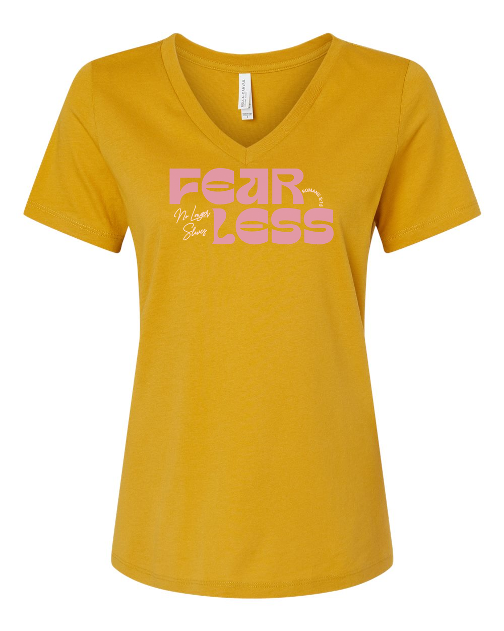 Fearless "No Longer Slaves" Women's V-Neck - Shirtify