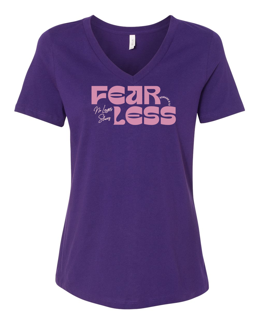 Fearless "No Longer Slaves" Women's V-Neck - Shirtify